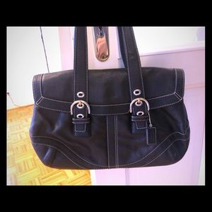 Coach leather purse